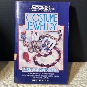 Costume Jewelry guide first edition book paperback